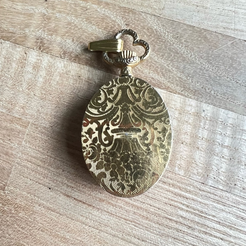 Pencron Vintage winding pocket watch pendant 17 jewels incabloc requires service - Picture 4 of 6